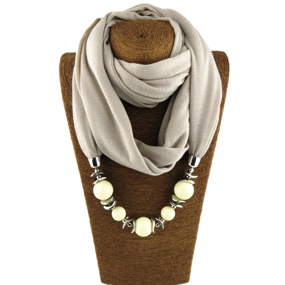 Newest Fashion Elegant Jewelry Scarves For Women Soft Cotton Scarf Lady Spring & Autumn Popular Pendant Scarf Female Echarpe