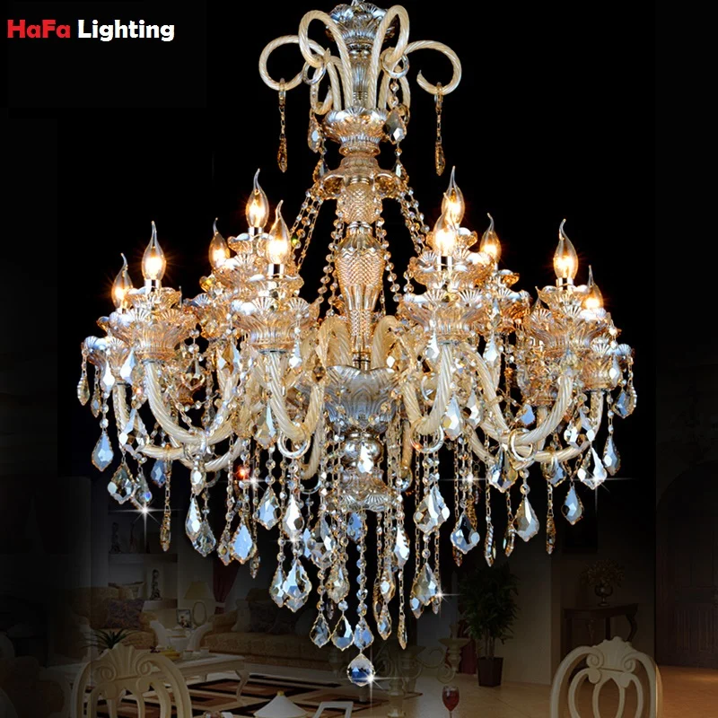 

Modern large Chandelier Lighting crystal chandelier Luxurious Export K9 Crystal Chandelier European Style Crystal chandeliers