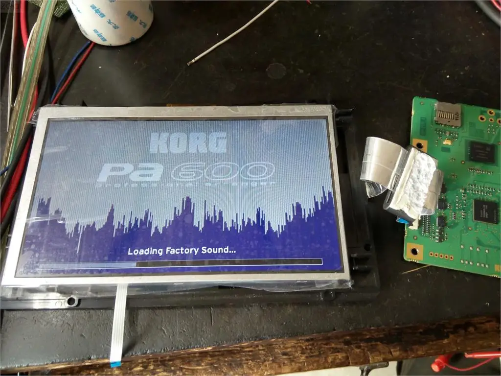 FOR KORG PA600 PA900 Original Display LCD Screen HS700V12B LCD Display Module