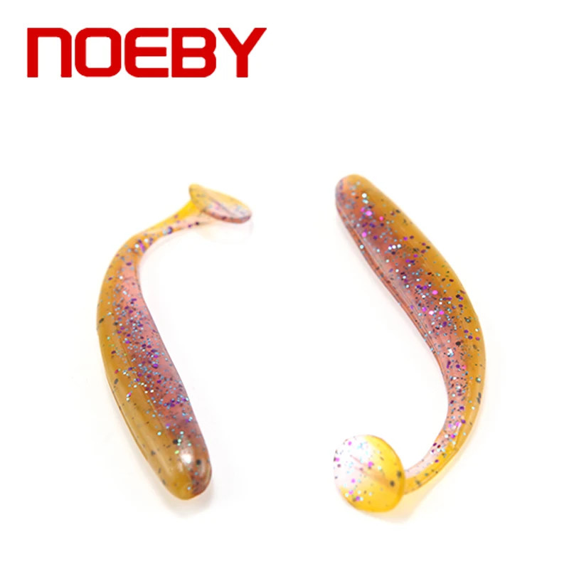 Noeby S3118 Fishing Lure Wobbler Soft Lure 7.5/9cm Silicone Bait Shrimp Artificial Baits Winter Fishing Tackle Soft Lure