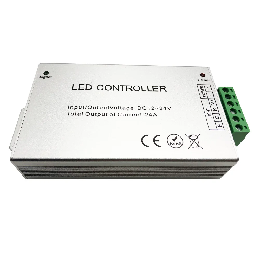 12A 144W 24A  288W 24key 44key DC12-24V IR wireles Remote Led RGB Controller 44key IR Dimmer for 3528 5050 RGB led strip light