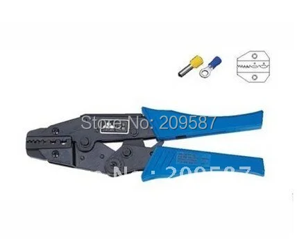 HS-06WF Crimping 0.25-6.0mm2 Ratchet Crimping Plier (สไตล์ยุโรป) สำหรับฉนวน Ferrules