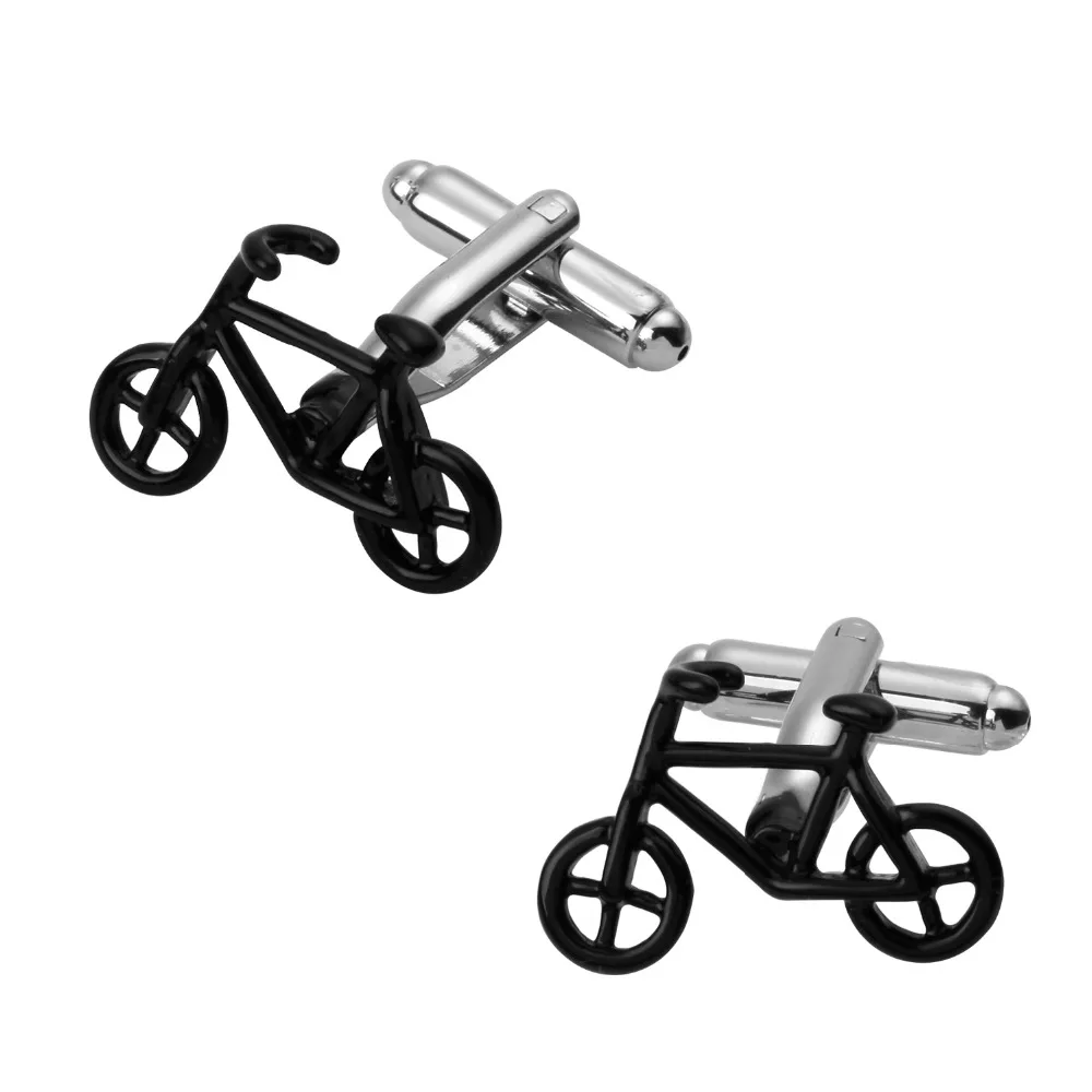 

Fashion men's jewelry French cuffs cufflinks transport black bike cufflinks 5 / free shipping for packing