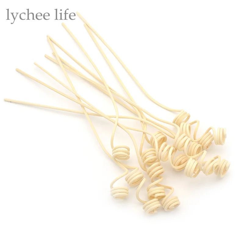 Lychee Life 10Pcs Rotan Reed Aroma Diffuser Minyak Pengganti Tongkat
