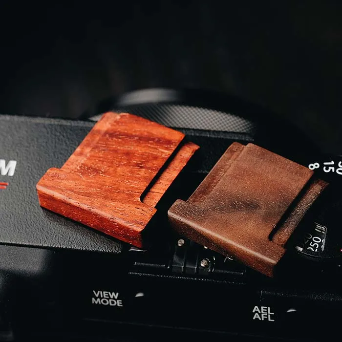 Wooden Wood Hot Shoe Cover For Fuji Fujifilm XT1 XT2 X100T X100S X70