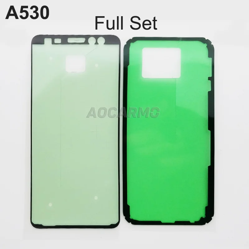 Aocarmo Front LCD Display Screen Frame Adhesive Back Battery Cover Sticker Glue Tape For Samsung Galaxy A8 ( 2018) A530