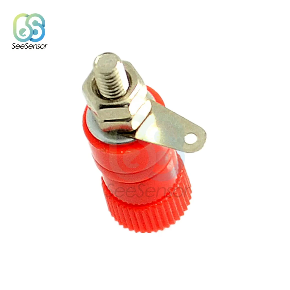 5 Pasang 10 Buah JS-910B 4Mm Soket Jack Colokan Pisang Colokan Ikat Betina untuk Sambungan Terminal Audio Speaker