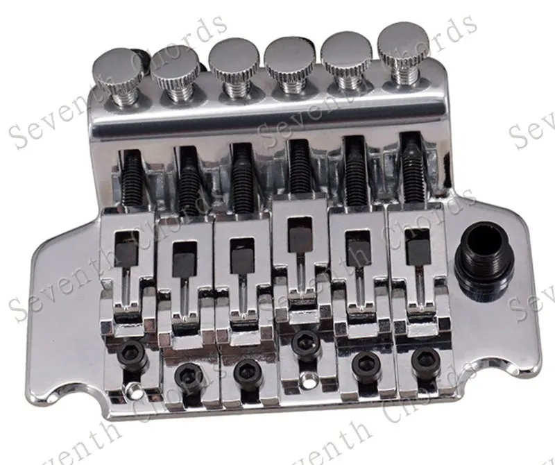 Linkshänder Black Sliver Gold E-Gitarre Brücke Gitarrenzubehör Teile 6-saitige Brücke Musikinstrumente – Detail 16