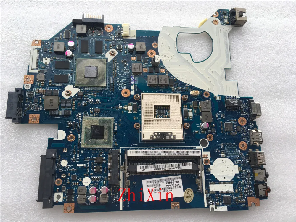 yourui  for non-integrated DDR3 for ACER 5750 5755 laptop motherboard MBRCF02001 LA-6901P mainboard full test