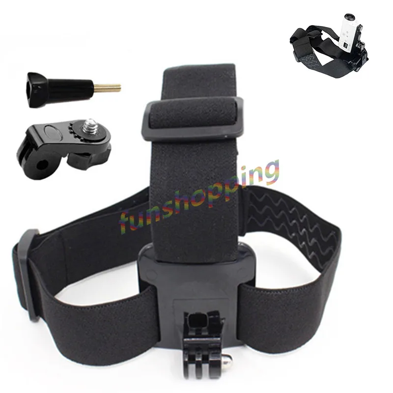 for Xiaomi Yi Action Camera Strap Elastic Head Strap Headstrap Xiaoyi Adapter Mount For Gopro Hero 6 5 4 3 2  Sj4000 Go Pro