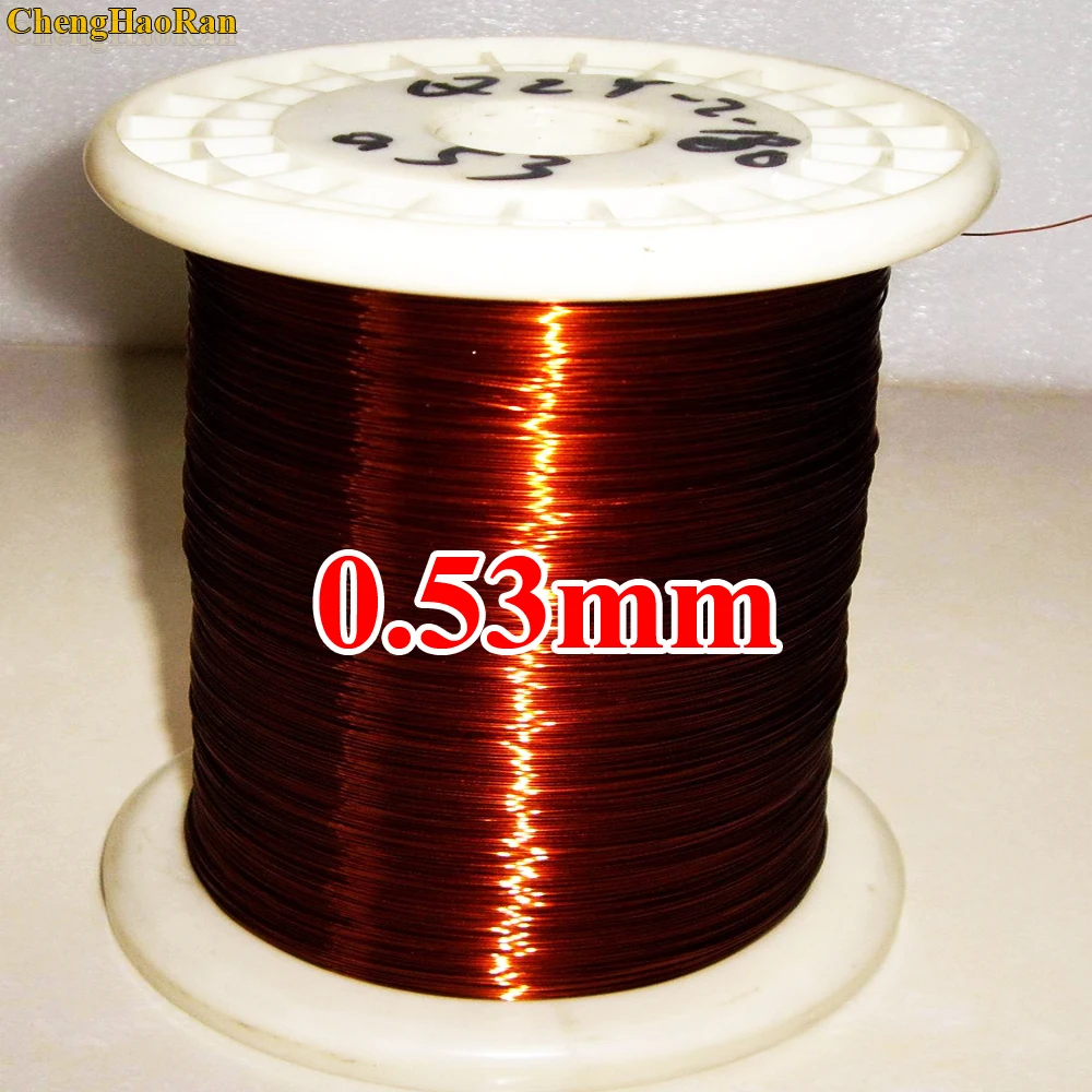 ChengHaoRan 0.53mm 1m QZY-2-180 Polyester-imide High temperature resistant enameled Copper Wire 1 meter