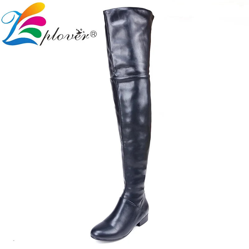 Women Boots Over The Knee Thigh High Boots Women Shoes Genuine Leather Winter Shoes Woman Botas Zapatos Mujer Chaussures Femme