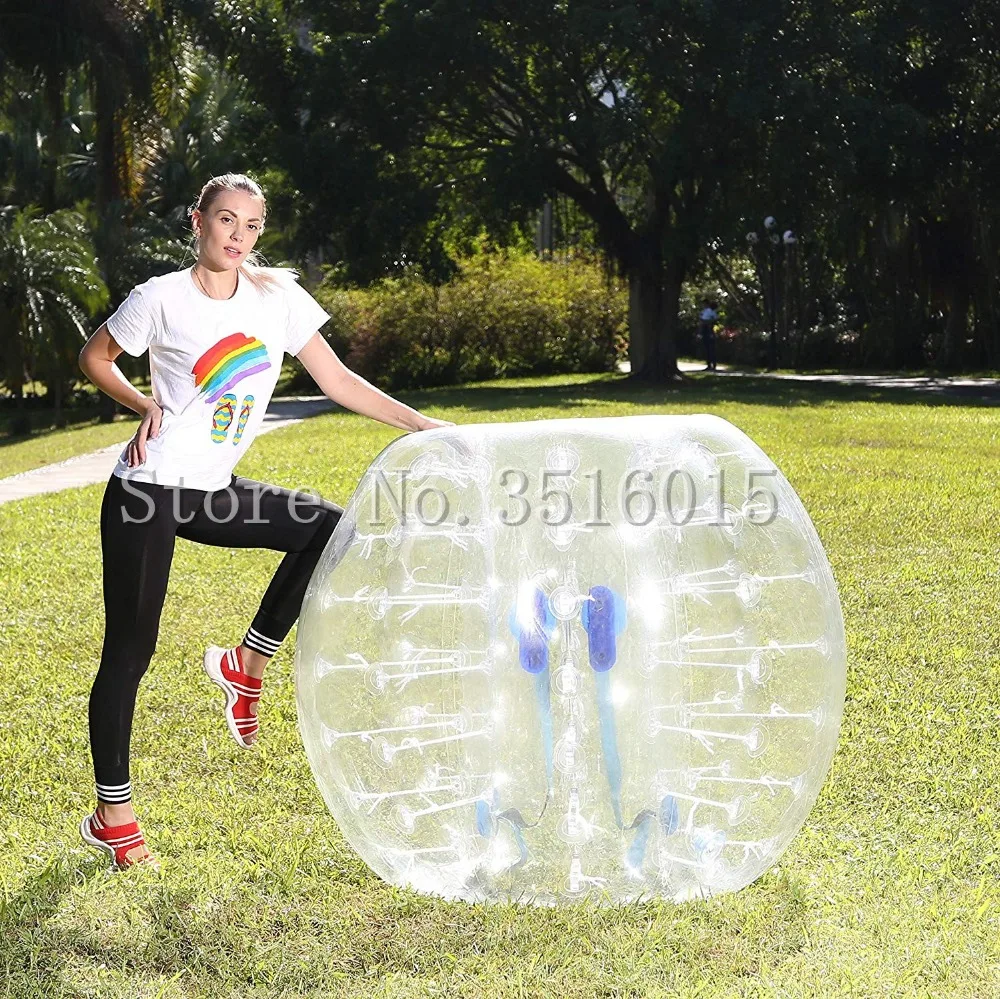 

Free Shipping 100% TPU Inflatable Bumper Bubble Soccer Ball Dia 5 ft(1.5m) Giant Human Hamster Ball for Adults and Teens