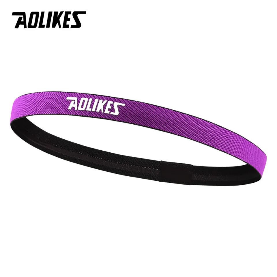 AOLIKES 1PCS Nylon Elastic Head Sweatband Non-slip For Men Women Yoga Hair Bands Running Sweat Bands Fitness Headband