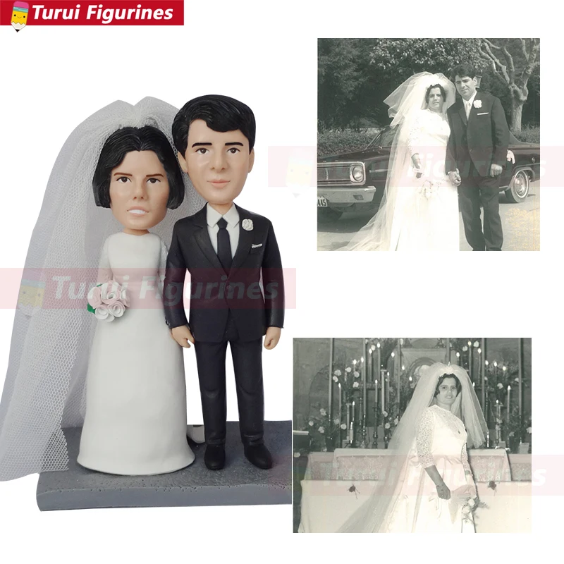 wedding cake topper personalised make a Custom bobblehead cheap wholesale custom wedding bobblehead wedding anniversary gifts