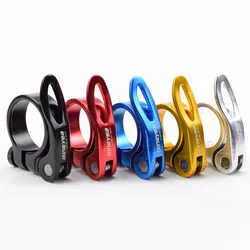 Alloy MTB BMX Bike Seatpost Clamp QR 28.6/30.2/31.8/34.9mm Aluminium Quick Release Mountain Road Fixed Gear Bicycle Seat Pipe