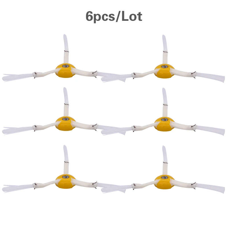 6 peças escova lateral de 3 braços para irobot roomba 800 900 series 870 880 980 aspirador de pó substituição
