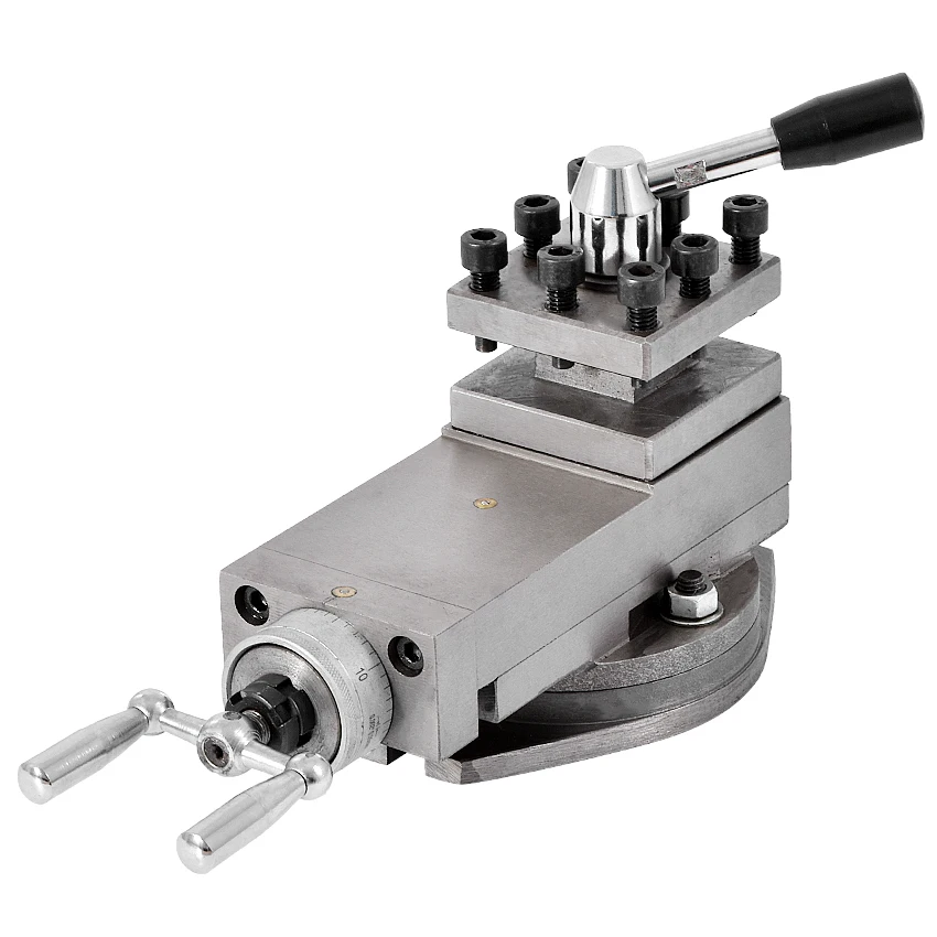 Imagem -02 - Metal Lathe Assembly Tool Holder Mini Lathe Acessórios Quick Change Lathe Tool 80 mm Stroke 100 mm At300