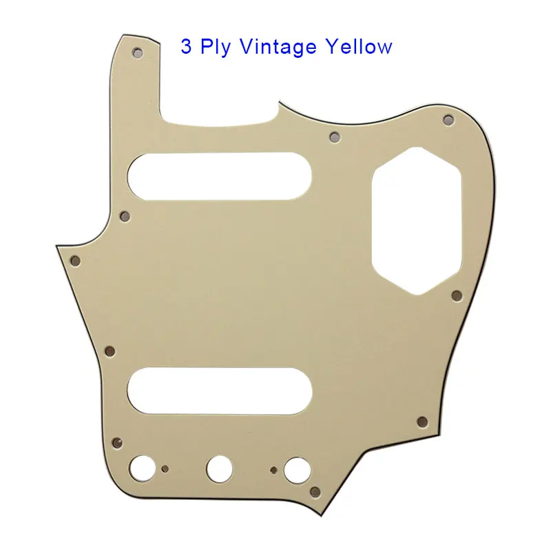 Pleroo Custom Guitar Scratch Plate-Para 10 Scwer Buracos EUA Jaguar Guitarra Pickguard Scratch Plate Peças de Guitarra Multi Color Choice