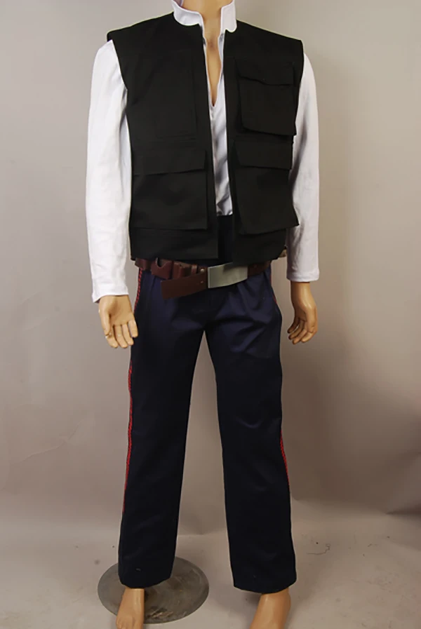 Movie Hope Han Solo Cosplay Costume Vest Shirt Pants Outfits Halloween Carnival Suit