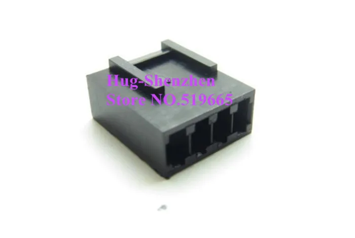 

China Wholesale 4Pin 4 Pin PWM Fan Male Power Supply Connector plastic shell for Female terminals - Black