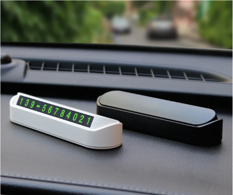 

New Car Styling Temporary Parking Card Phone Number Card For TOYOTA RAV4 C-HR COROLLA CROWN REIZ PRIUS COROLLA VIOS LAND