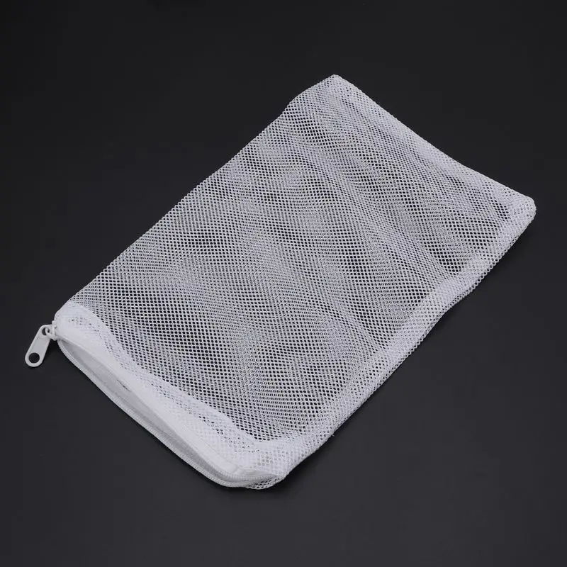 2019 New 5 Pcs/Set Aquarium Filter Bag Fish Mesh Bag Zipper Net Pond Bio Ball Active Carbon Isolation Storage 5 Sizes