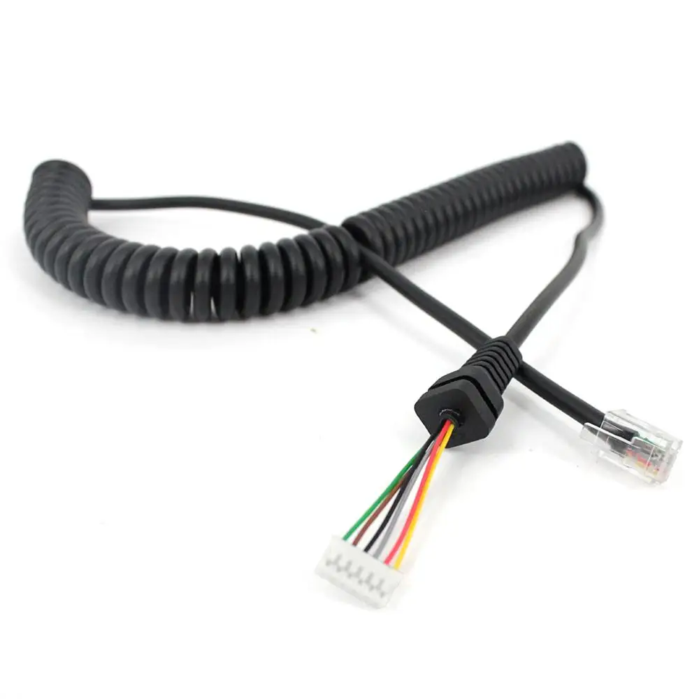 

MH-48A6J 6 Pin Hand Microphone Cable for Yaesu FT-7800 FT-8800 FT-8800r FT-8900 FT-8900r FT-7900r Car Radio MIC Cord