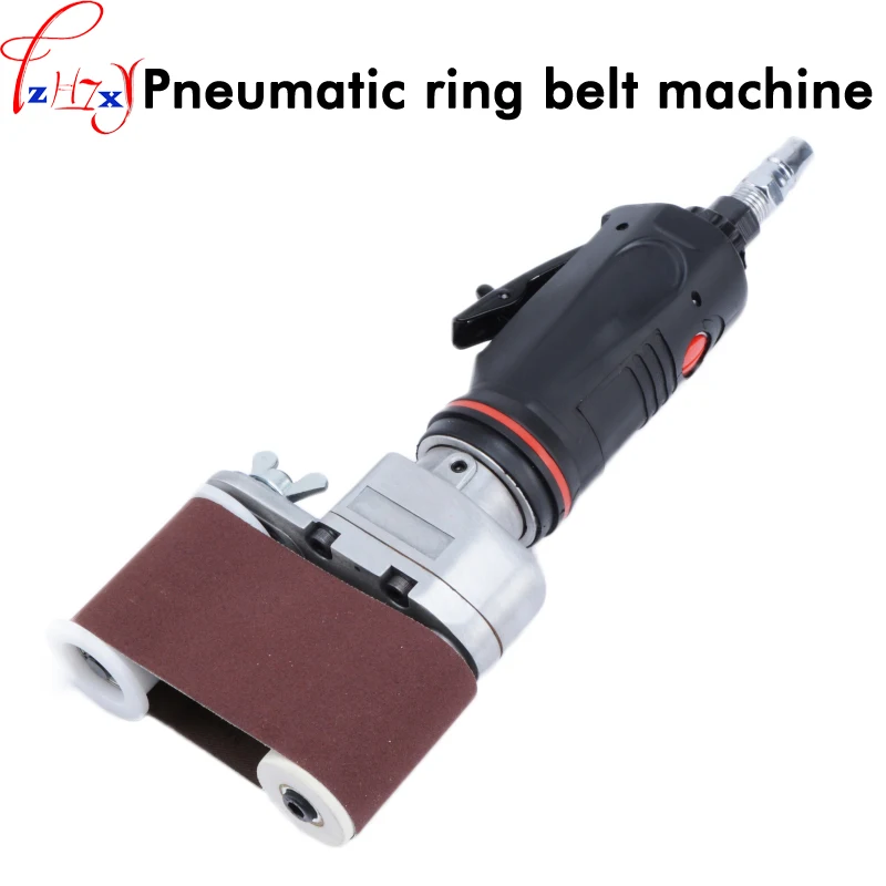 Pneumatic circular sand belt machine rust - removing sand polishing machine pneumatic belt sander