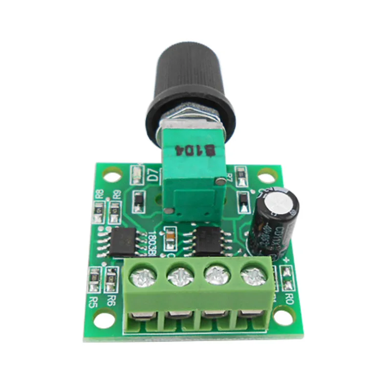 Miniature PWM speed controller DC motor 0~100% adjustable drive module input 2A DC1.8-12V