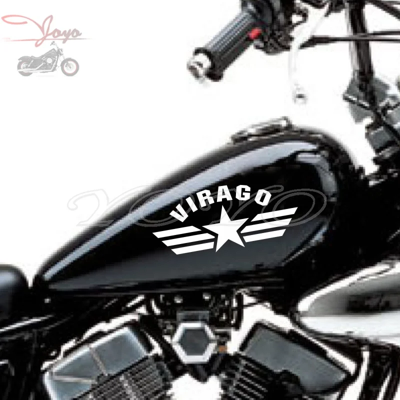 Star Wings Decals Stickers 0.1mm PVC Decal Sticker For Yamaha XV250 XV400 XV535 Virago