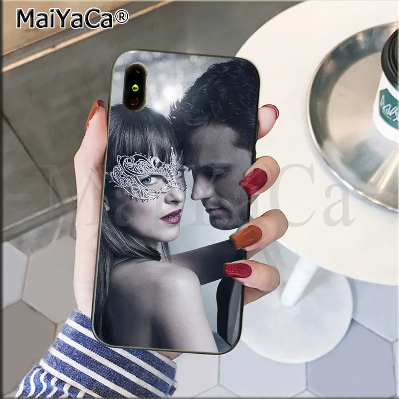 MaiYaCa Fifty Shades Darker of grey freed Luksusowy unikalny pokrowiec na telefon iPhone 8 7 6 6S Plus 5 5S SE XR X XS MAX Cover