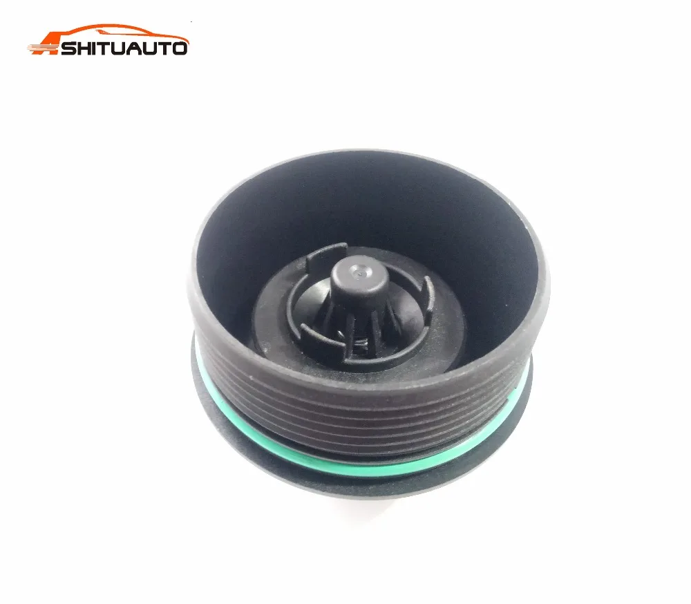 Original Engine Oil Cooler Filter Cap Plastic Aluminum For Chevrolet Captiva Cobalt Saab 9-3 Buick Regal Lacrosse OEM#12605565