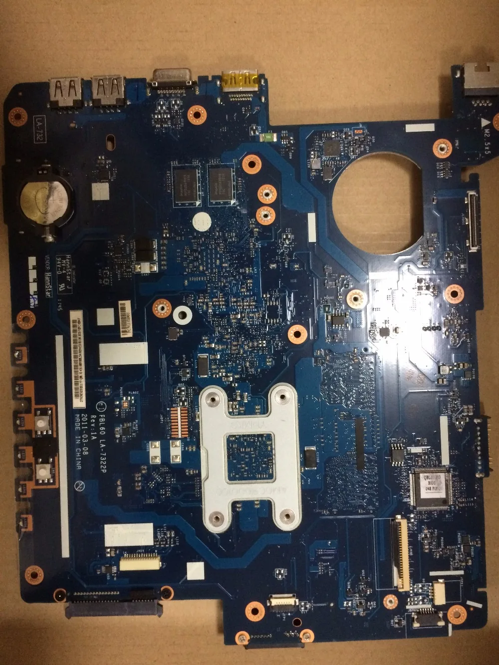 For ASUS PBL60 LA-7322P fit for X53B K53B K53BY K53BR X53BY X53BR laptop motherboard with CPU DDR3 mainboard full test