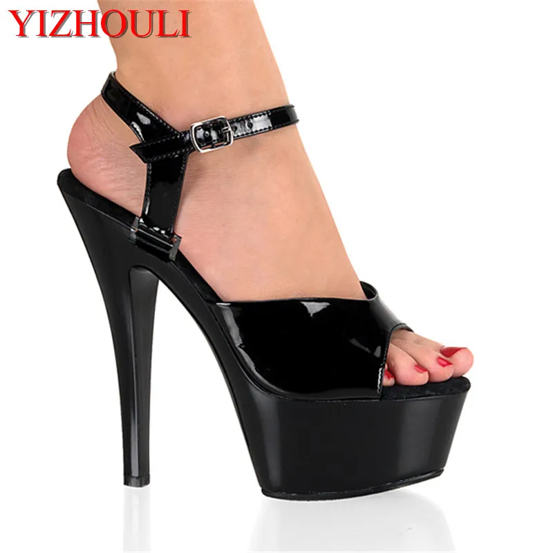 

Summer classic fashion stage women's shoes 15CM sexy high-heeled shoes, model sexy banquet sandals