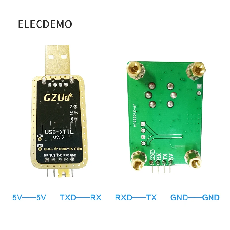 Alkohol Modul Sensor Deteksi TGS822 Output Serial Etanol Berbasis Alkohol Gas Measurement