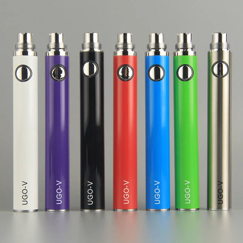 1Pcs UGO-V 650/900mAh Battery Electronic Cigarette 510 Thread Vape Pen Micro USB Evod Battery For EVOD Mt3 EGO Ce4 Ce5 Atomizer