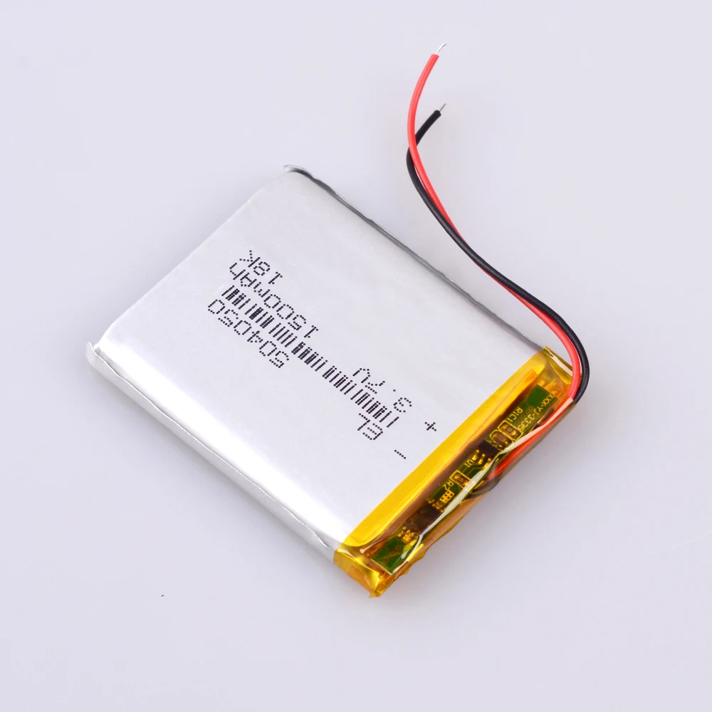 Bateria recarregável lipo de polímero de lítio 3 tamanhos de 1500mah, 504050, gps, dvd, e-book, bluetooth, dvr, gravador