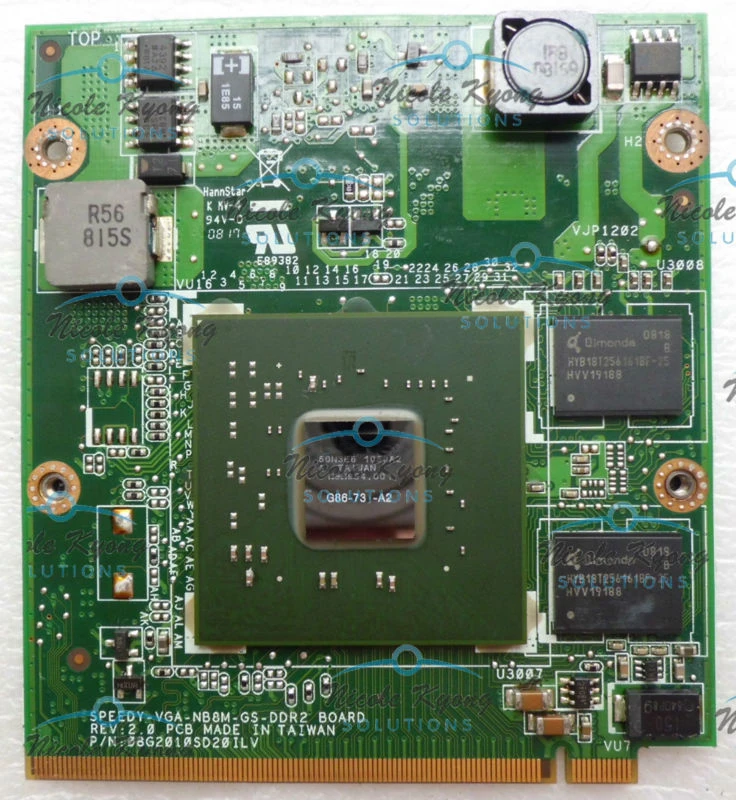 

9300M 128M NE3VG3000-A11 NB8M-GS-DDR2 08G2010SD20ILV 08G2010SD20YLV for LENOVO Y510 Y510A F51 F51A V550 Graphics VGA Video