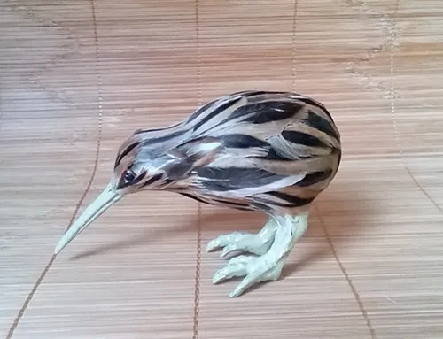 

simulation bird lifelike 14x8cm Kiwi bird, New Zealand national bird model home decoration birthday gift t066