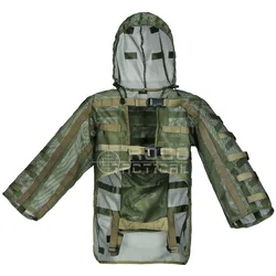 Ghillie Suits door ROCOTACTICAL Sniper Jassen Airsoft Sniper Hoods met Ingebouwde Waterzak Carrier (Hydratatie Compatibel)