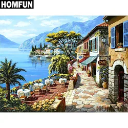 HOMFUN Full Square/Round Drill 5D DIY Diamond Painting 