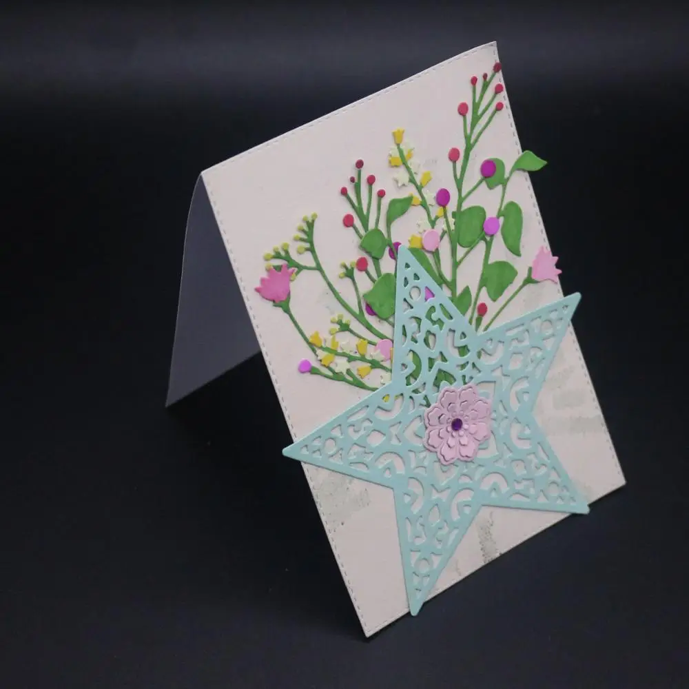 

AZSG Star Cutting Dies For DIY Scrapbooking Card Making Decorative Metal Die Cutter Decoration