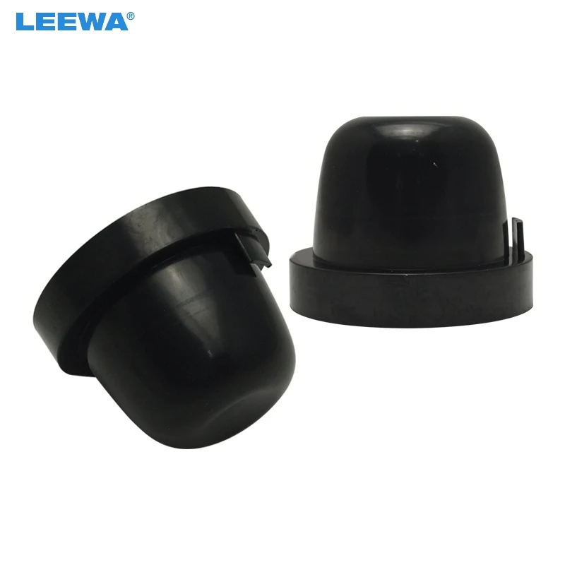 LEEWA 10Pcs Waterproof Universal Car HID LED Headlight Dustproof Cover Rubber Sealing Cap Headlamp Cover H-55mm D-65mm #CA5584