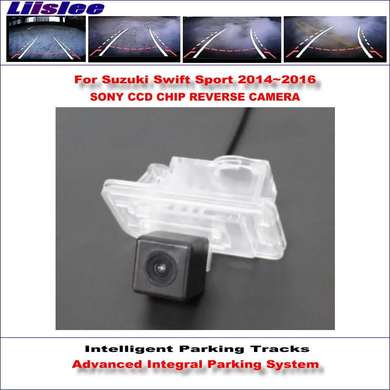 

Auto HD CCD SONY Rear Camera For Suzuki Swift Sport 2014~2016 Intelligent Parking Tracks Reverse Backup NTSC RCA AUX Accessories