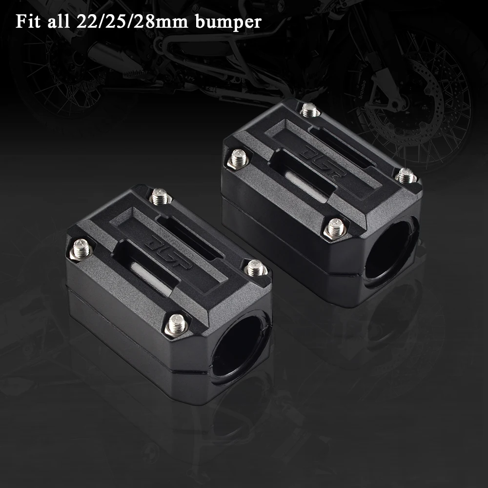 22/25/28mm Engine Protection Guard Bumper Decor Block For Triumph Tiger 800 & XC 955i 1050i Explorer Speed Triple Trophy