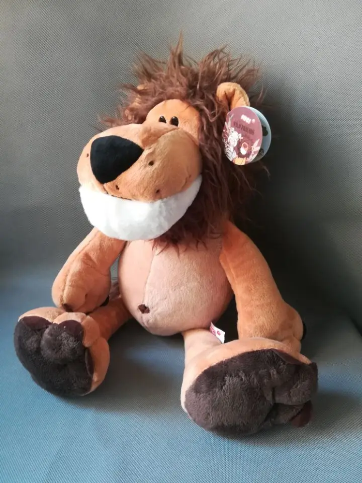 

about 50cm lovely jungle lion plush toy soft doll throw pillow toy Christmas gift h0889