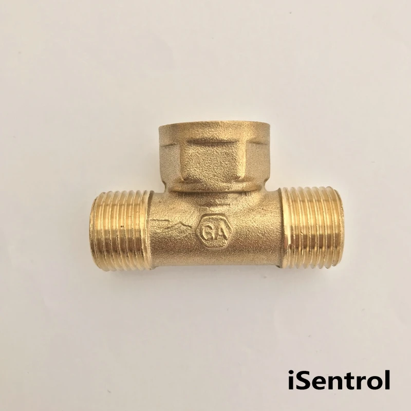 

Brass Tee BSP 1/2 inch Female Male Male