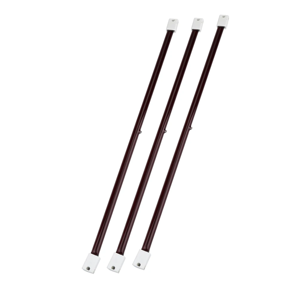 350mm/400mm/500mm/750mm 220V 1000W Ruby Color Halogen Infrared Quartz Tube IR Lamp Element Heater for Shoes Machine