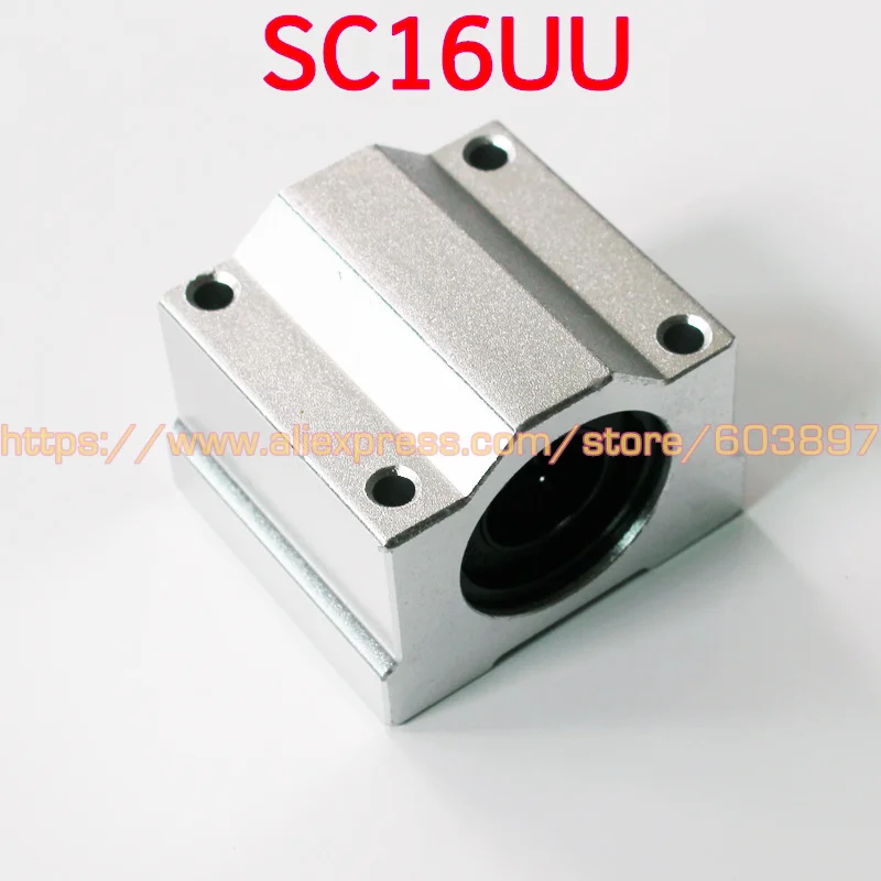 16mm SC16UU SCS16UU linear ball bearing slide unit bushing block with LM16UU bearing for16mm shaft rail